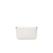 White Synthetic Leather Handbag