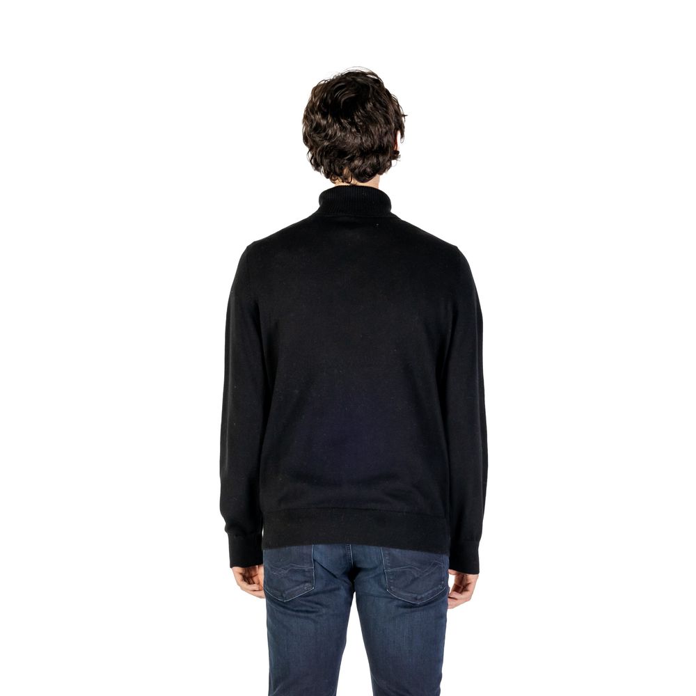 Black Cotton Sweater