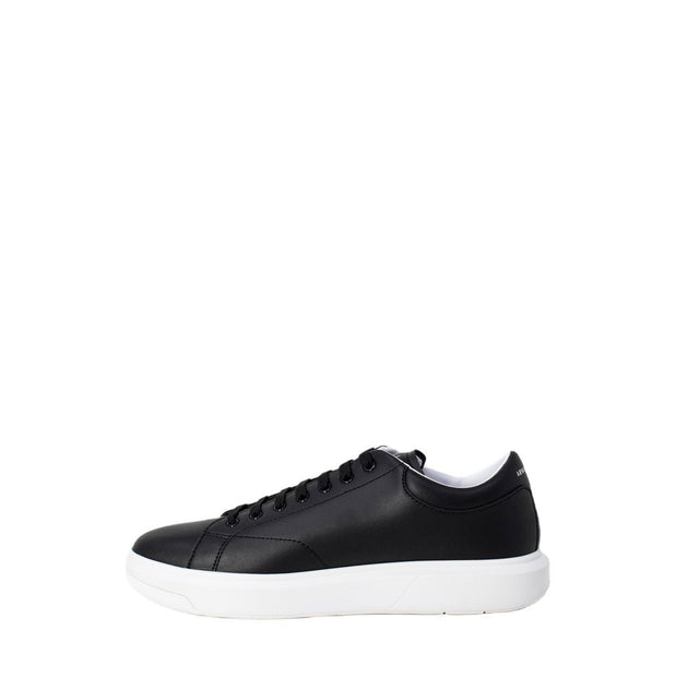 Black Leather Sneaker