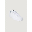 White Synthetic Leather Sneaker