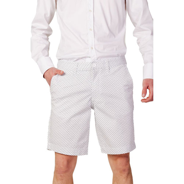 White Cotton Bermuda