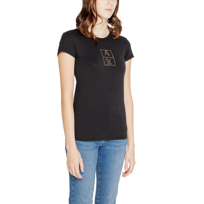 Black Cotton Tops & T-Shirt