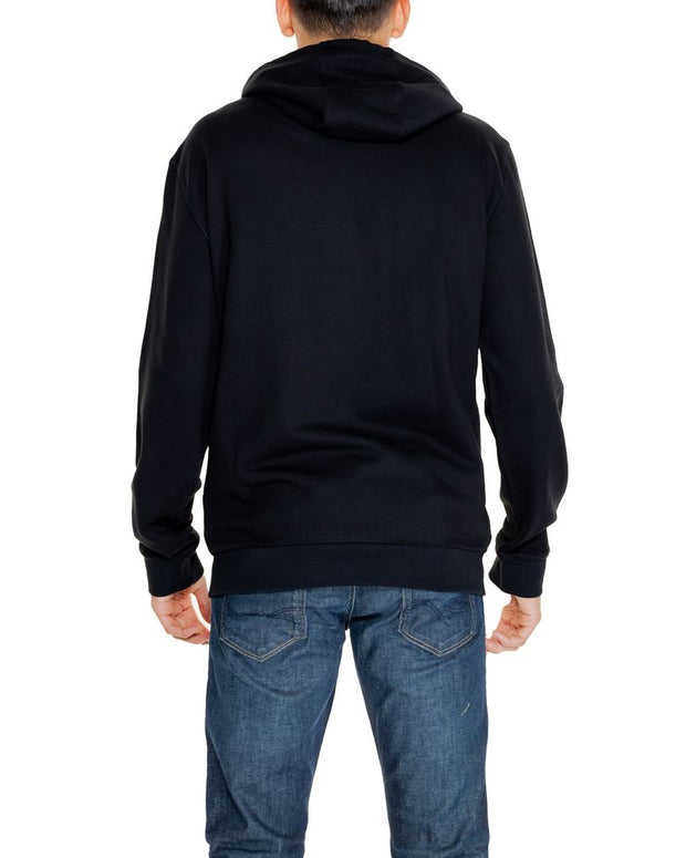 Black Cotton Hoody