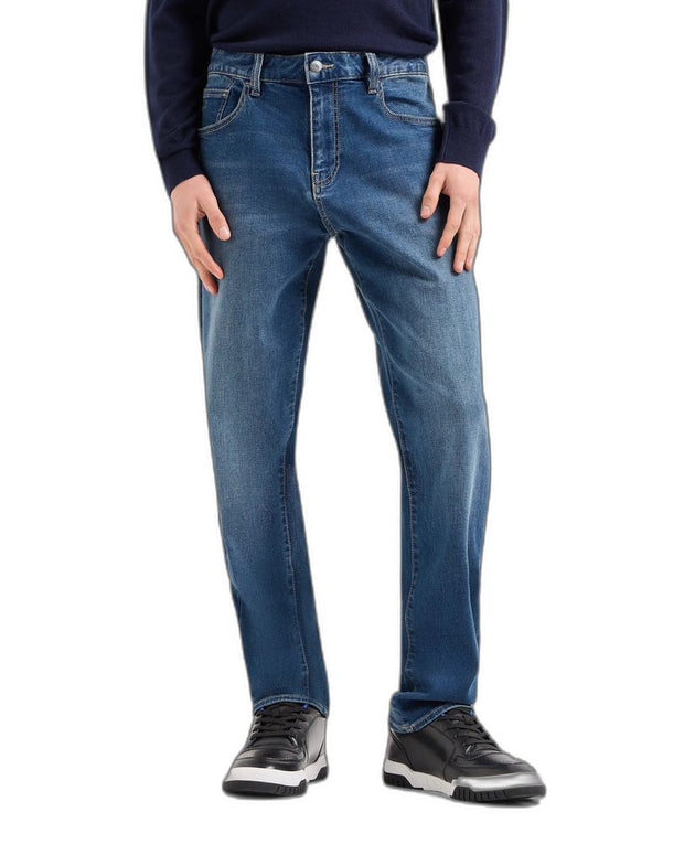 Blue Cotton Jeans & Pant