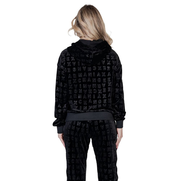 Black Polyester Hoody
