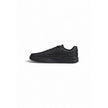 Black Synthetic Leather Sneaker