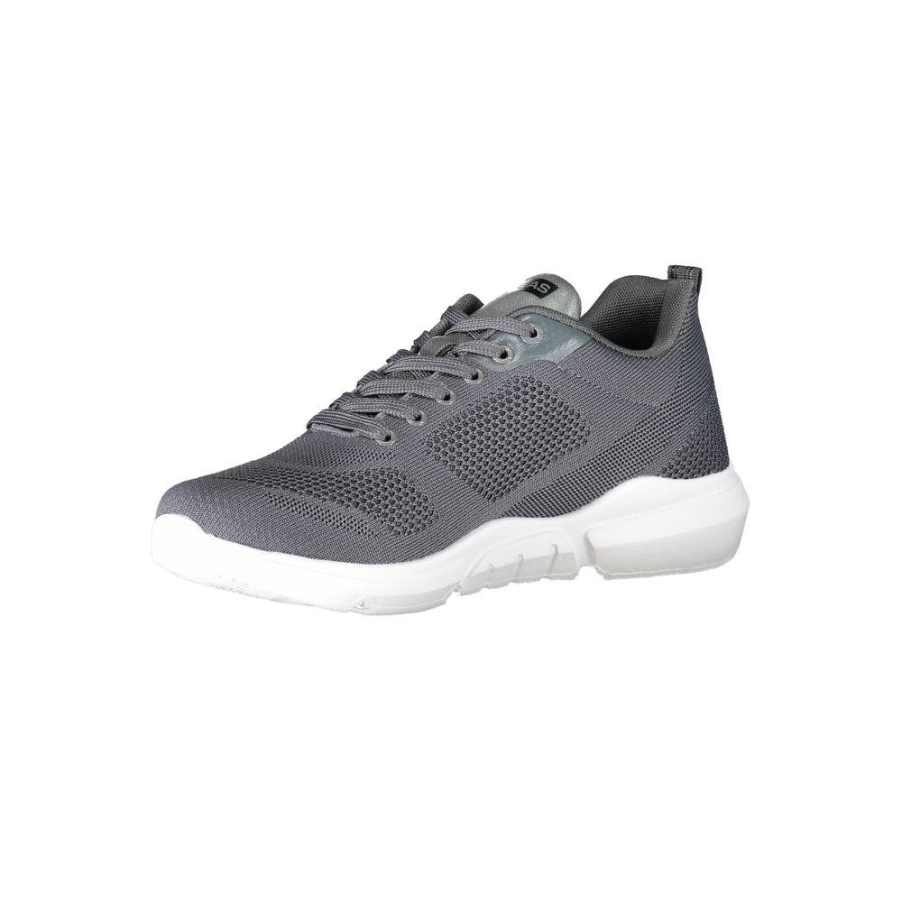 Gray Polyester Sneaker