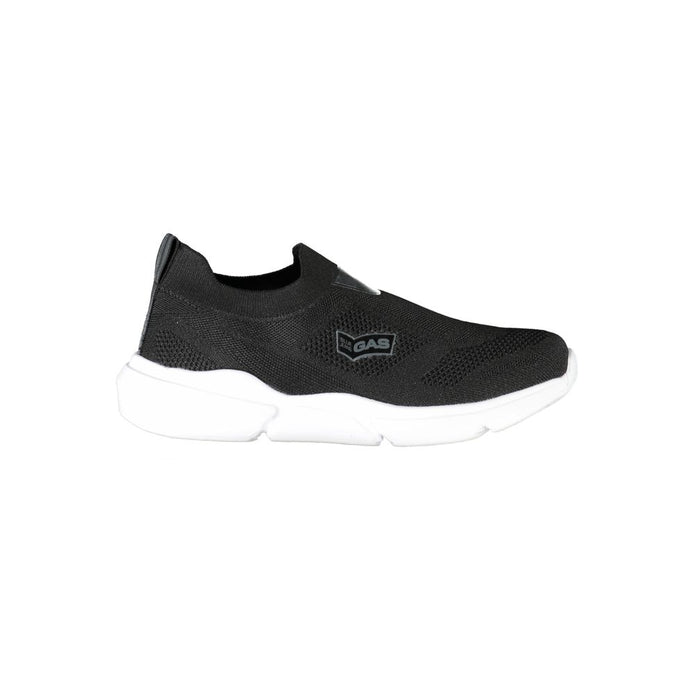 Black Polyester Sneaker