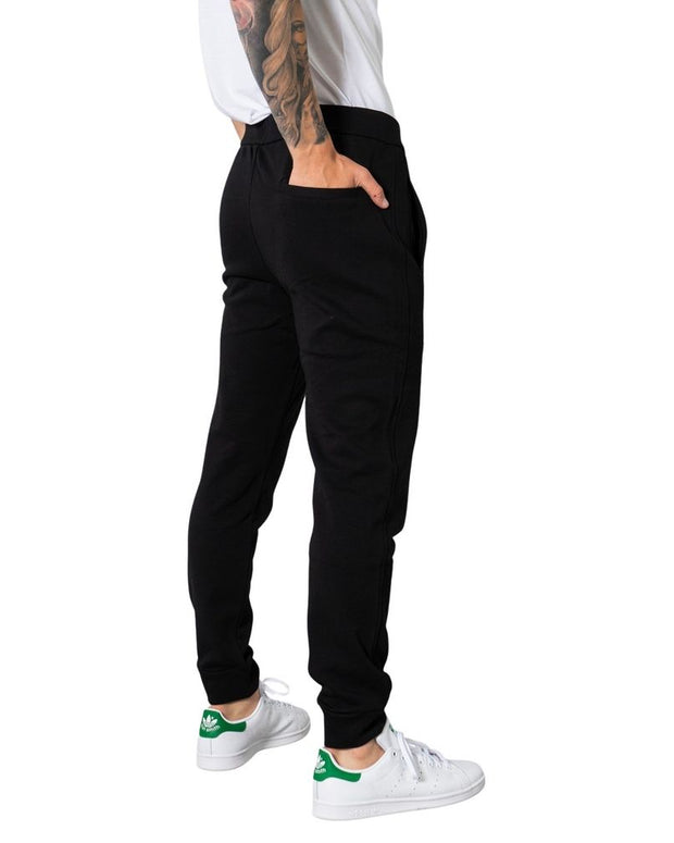 Black Cotton Joggers Workout Pant
