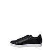 Black And White Polyethylene Low Top Sneakers