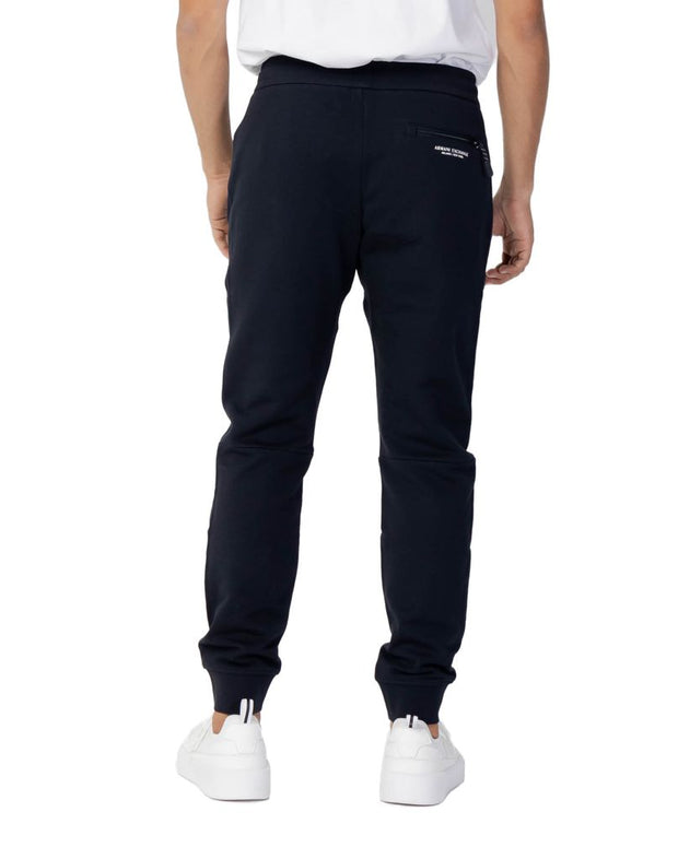 Blue Cotton Joggers Workout Pant