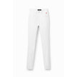 White Cotton Jeans & Pant