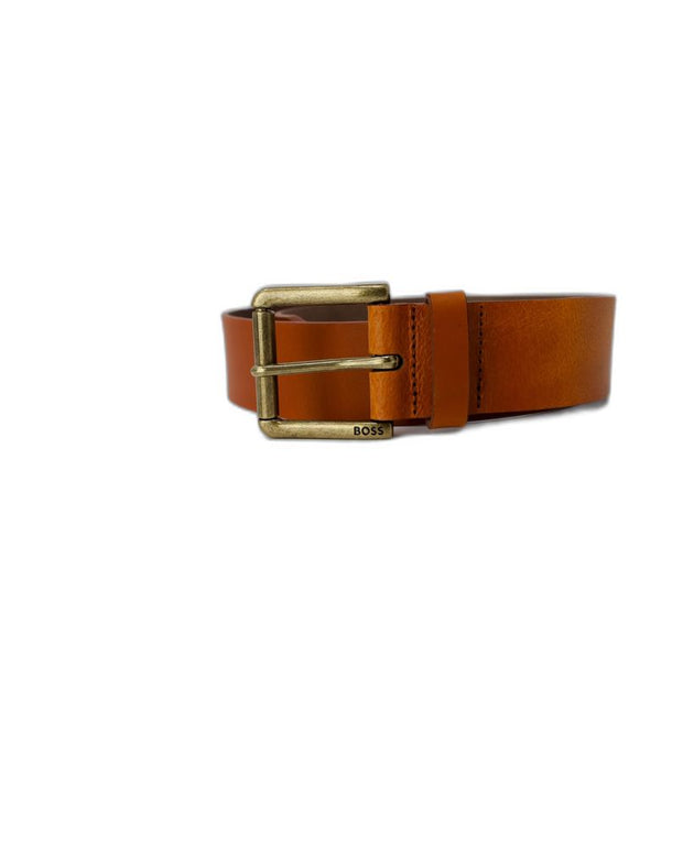 Beige Leather Belt