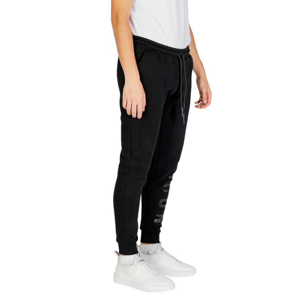 Black Cotton Jeans & Pant