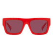 Red Plastic Sunglasses