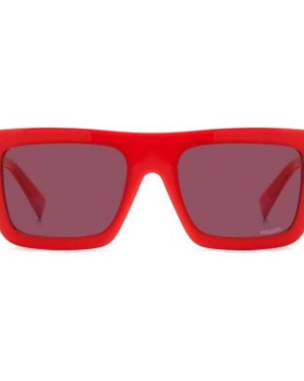Red Plastic Sunglasses