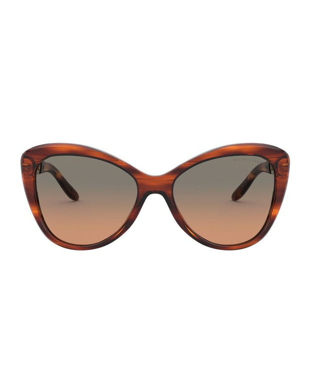 Brown Metal Sunglasses