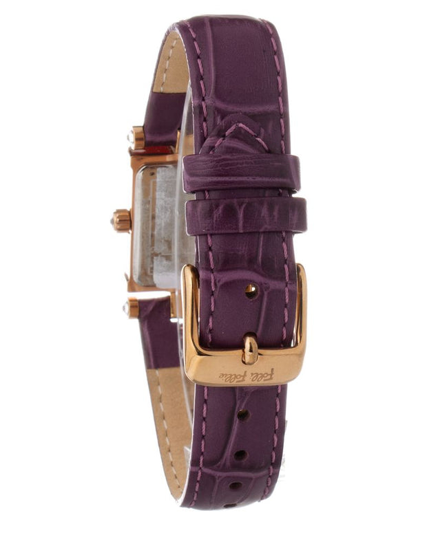 Purple Leather Watch