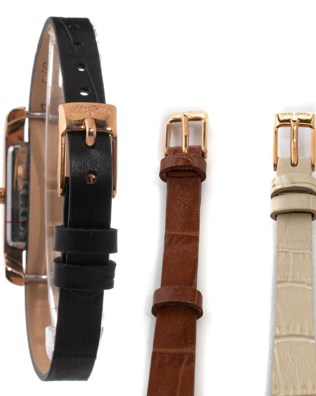 Multicolor Leather Watch