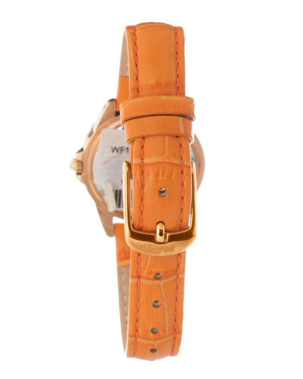 Orange Leather Watch