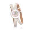 White Leather Watch