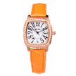 Orange Leather Watch