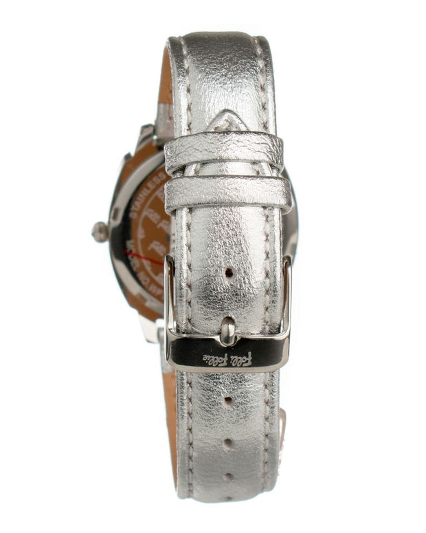 Gray Leather Watch