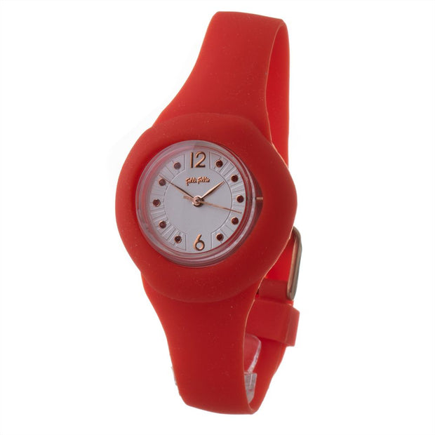 Red Silicone Watch