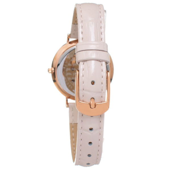 Beige Leather Watch