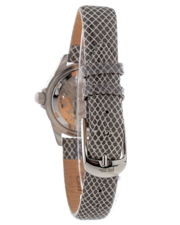Gray Leather Watch