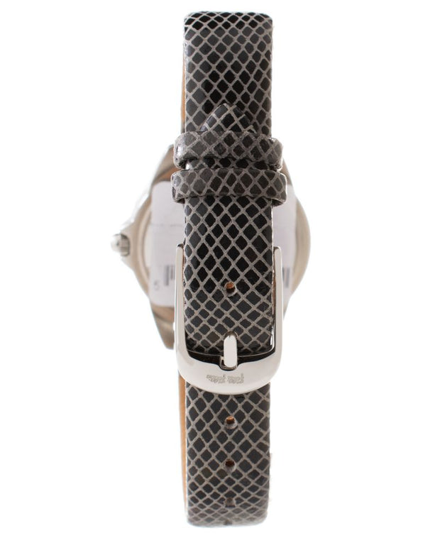 Gray Leather Watch