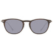 Brown Wood And Metal Sunglasses