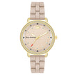 Beige Metal Watch