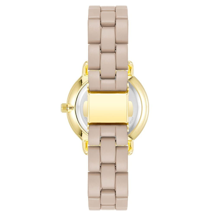 Beige Metal Watch