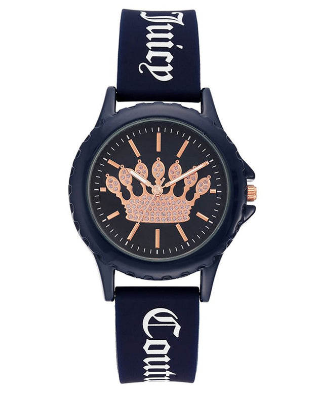 Blue Synthetic Dress Watch