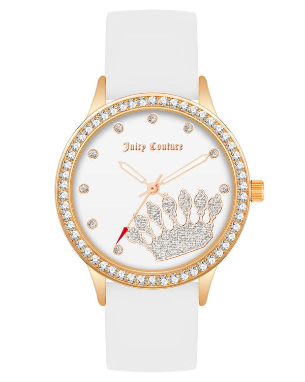 White Synthetic Dress Watch