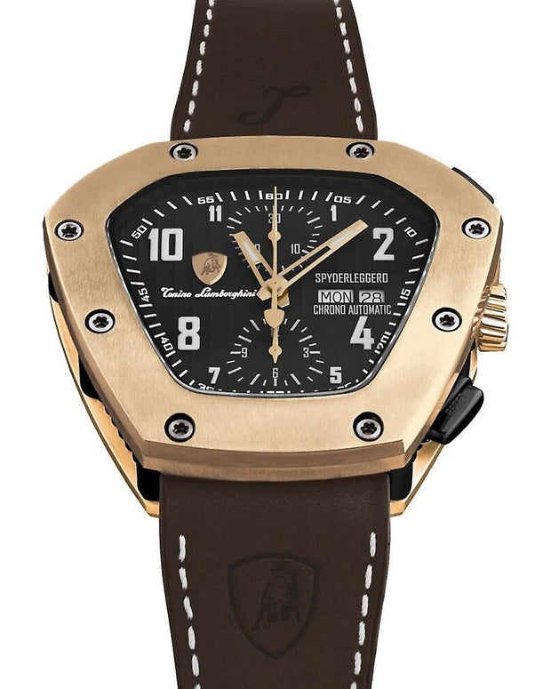 Black Leather Watch
