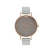 Gray Synthetic Leather Watch