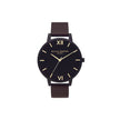 Black Synthetic Leather Watch