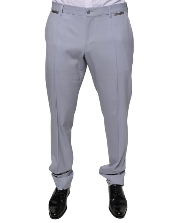Light Gray Wool Formal Dress Pants