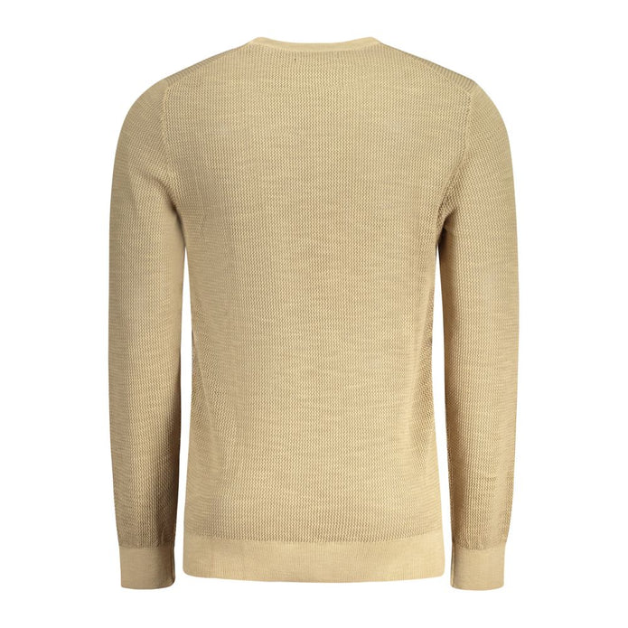 Beige Cotton Sweater