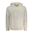 White Cotton Mens Hooded Sweater