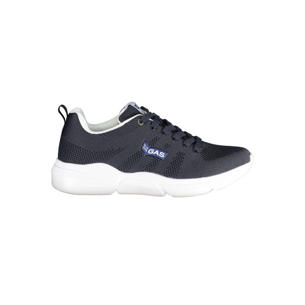 Blue Artificial Leather Sneaker