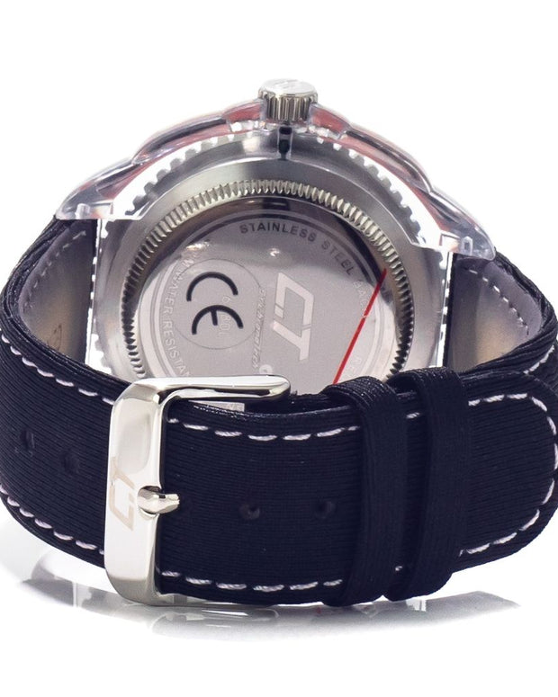 Black Leather Watch
