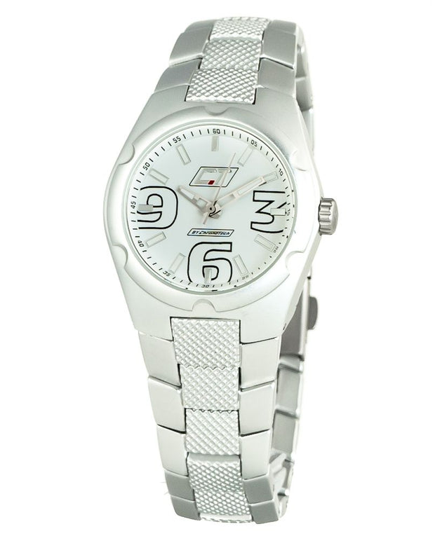 Silver Stainless Steel Dress Watch