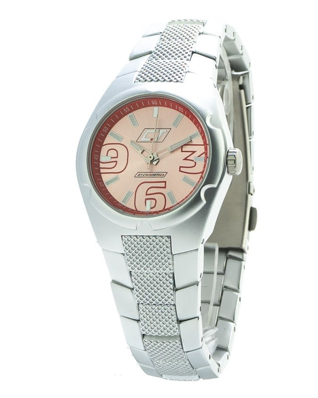 Silver Polycarbonate Dress Watch