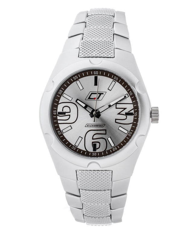 Silver Stainless Steel Dress Watch