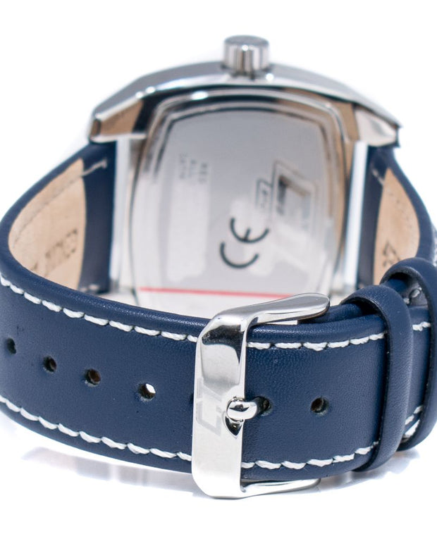 Blue Leather Watch