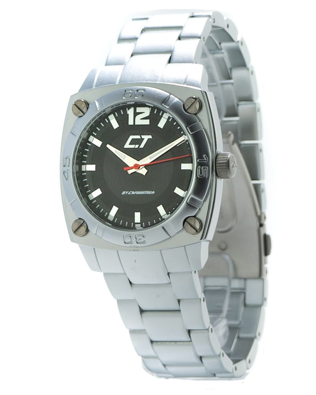 Silver Aluminum Dress Watch