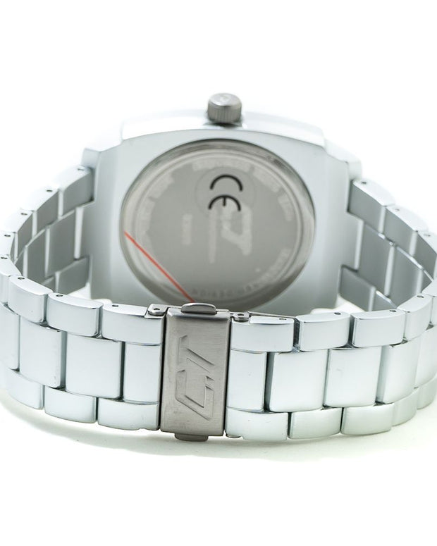 Silver Aluminum Watch